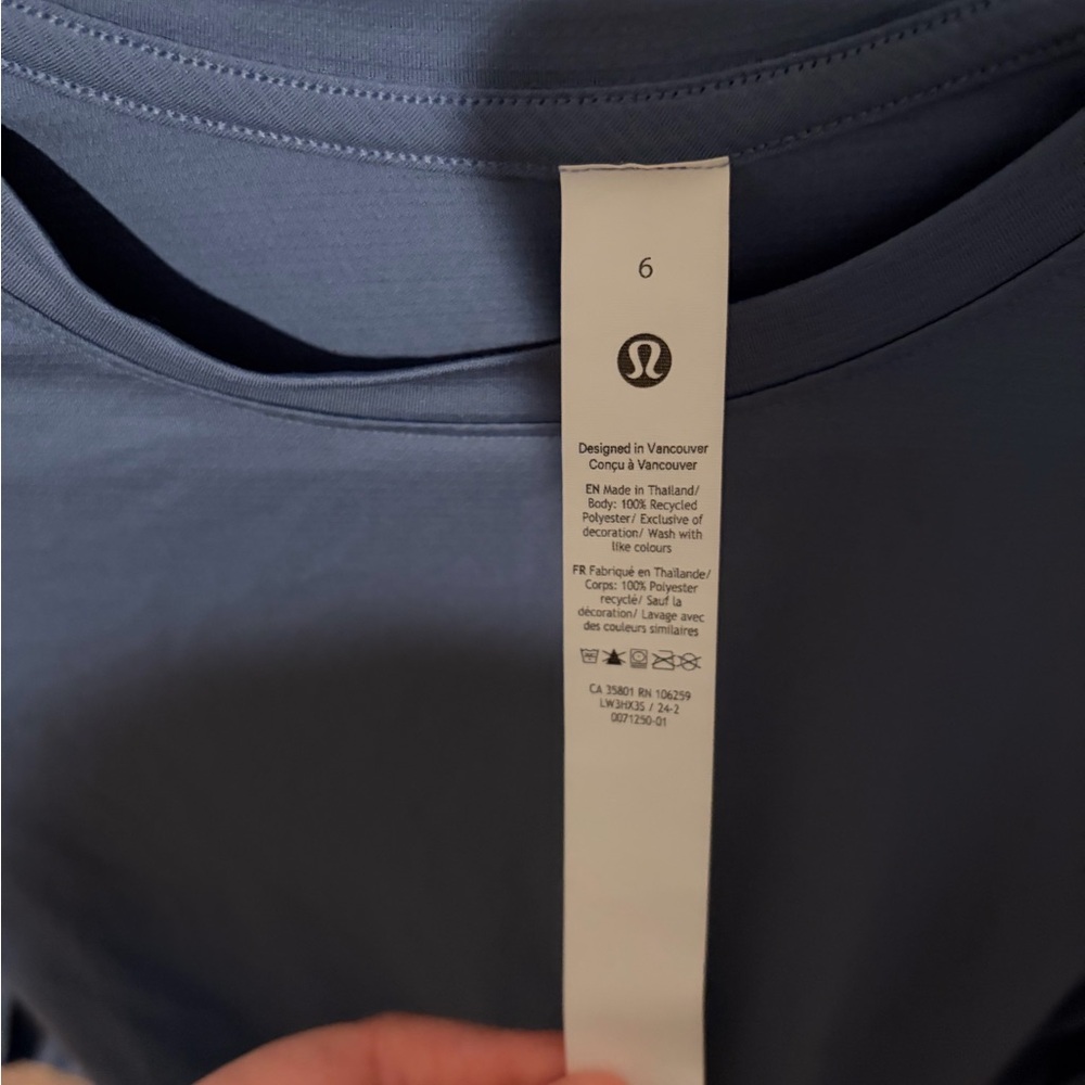 lululemon athletica Long Sleeve Tee - Blue